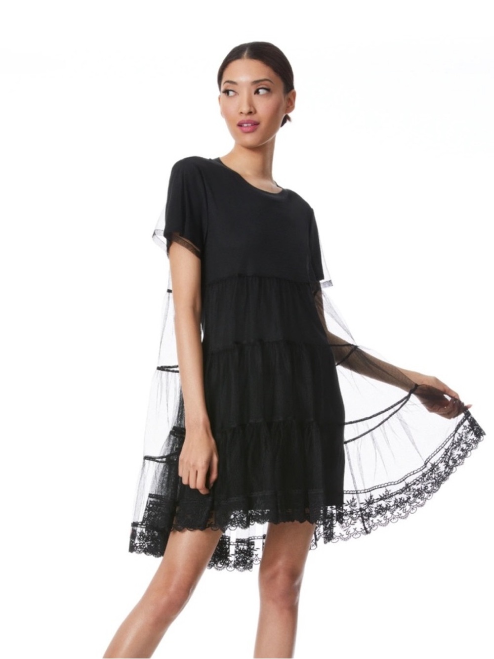 Alice + Olivia | Dreema Tulle Mini Dress